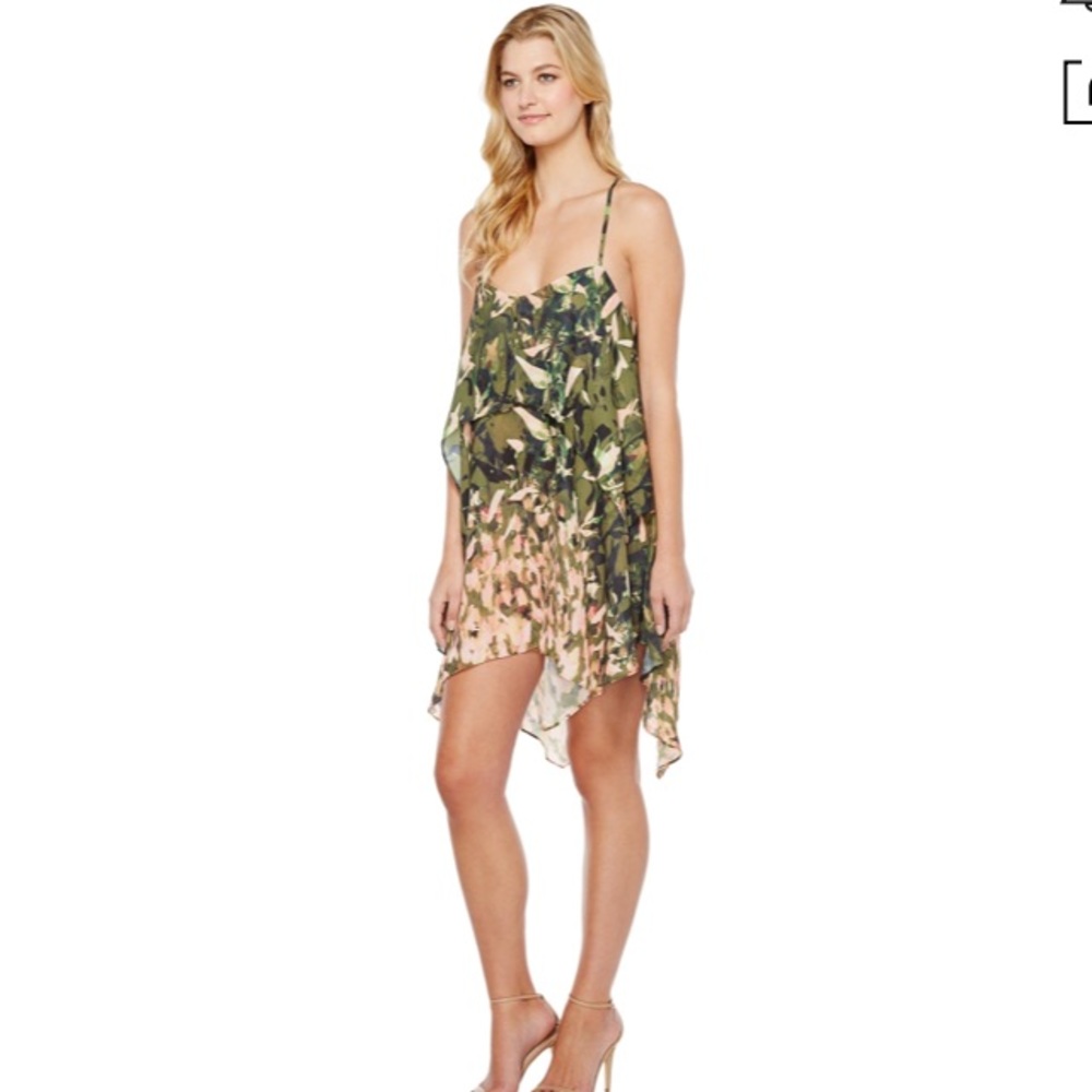 CATHERINE MALANDRINO Fowler Tunic, Tiki Palm Dress